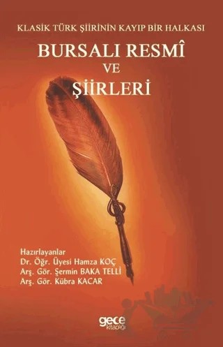 Bursalı Resmi ve Şiirleri – Hamza Koç, Kübra Kaçar, Şermin Baka Telli – Gece Kitaplığı kitap kapağı