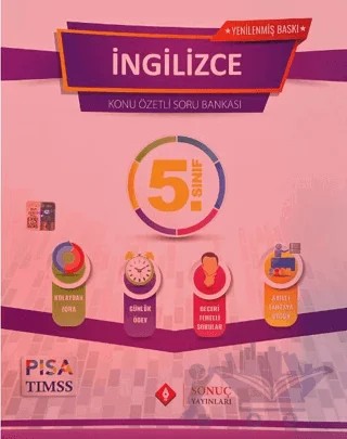 5. Sınıf İngilizce Konu Özetli Soru Bankası – Kolektif – Sonuç Yayınları kitap kapağı
