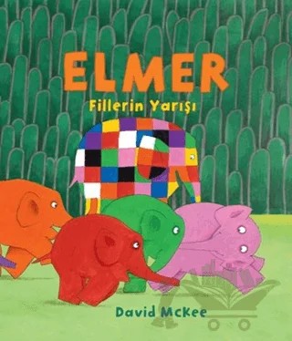 Elmer Fillerin Yarışı – David McKee – Mikado Yayınları kitap kapağı