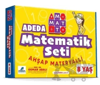 Mat Mat Materyalli Matematik Seti 8 Yaş – Osman Abalı – Adeda Yayınları kitap kapağı