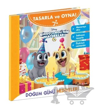 Disney Tasarla Ve Oyna Bingo Ve Roli’nin Maceraları – Doğum Günü Hediyeleri – Kolektif – Beta Kids kitap kapağı