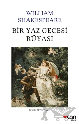 Bir Yaz Gecesi Rüyası – William Shakespeare – Can Yayınları kitap kapağı