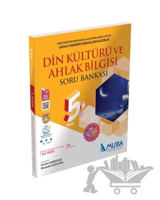 5. Sınıf Din Kültürü ve Ahlak Bilgisi Soru Bankası – Mustafa Kızılova, Cesim Karadağ – Muba Yayınları kitap kapağı