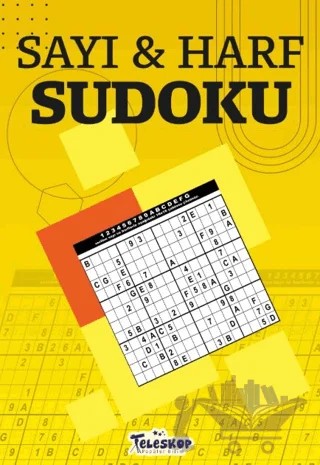 Sayı ve Harf Sudoku – Hakan Kayar – Teleskop Popüler Bilim kitap kapağı