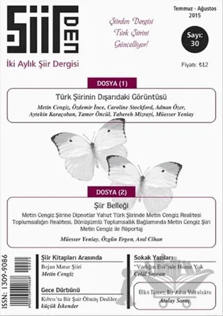 Şiirden İki Aylık Şiir Dergisi Sayı: 30 Temmuz - Ağustos 2015 – Şiirden Yayıncılık kitap kapağı