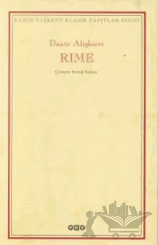 Rime Şiirler – Dante Alighieri – Yapı Kredi Yayınları kitap kapağı