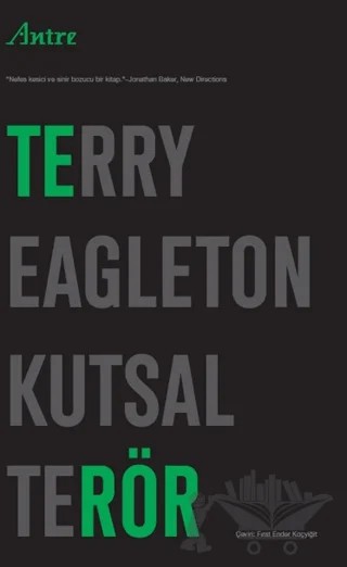 Kutsal Terör – Terry Eagleton – Antre Kitap kitap kapağı