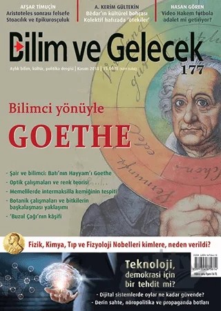 Bilim ve Gelecek Dergisi Sayı: 177 - Kasım 2018 – Bilim ve Gelecek Dergisi Yayınları kitap kapağı