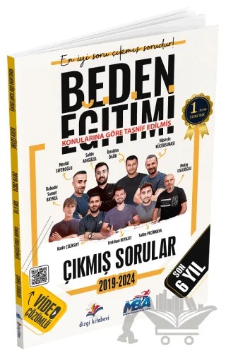 2025 ÖABT MEB-AGS Beden Eğitimi Öğretmenliği Çıkmış Sorular Son 6 Yıl Konularına Göre Çözümlü – Kolektif – Dizgi Kitap kitap kapağı