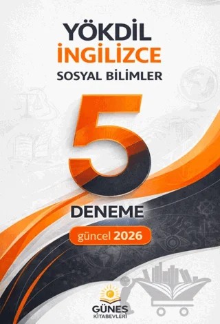 2026 YÖKDİL İngilizce Sosyal Bilimler 5 Deneme – Kolektif – Güneş Kitabevleri Yayınları kitap kapağı