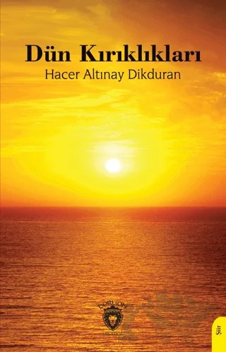 Dün Kırıklıkları – Hacer Altınay Dikduran – Dorlion Yayınları kitap kapağı