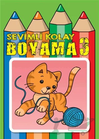 Sevimli Kolay Boyama 3 – Kolektif – Parıltı Yayınları kitap kapağı