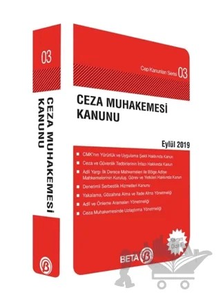 Ceza Muhakemesi Kanunu Eylül 2019 – Celal Ülgen – Beta Yayınevi kitap kapağı