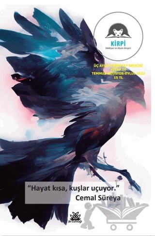 Kirpi ve Edebiyat Düşün Dergisi Üç Aylık Edebiyat Seçkisi Kitap 10 Temmuz - Ağustos - Eylül 2022 – Funda Ergenekon – Artshop Yayıncılık kitap kapağı