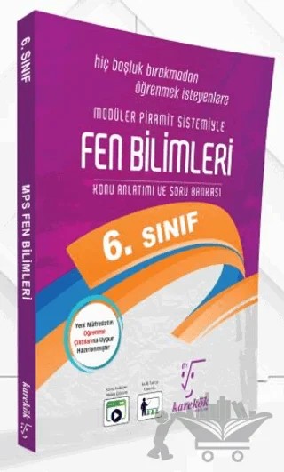 6. Sınıf Fen Bilimleri Konu Anlatımı ve Soru Bankası – Kolektif, Funda Yıldız – Karekök Yayıncılık kitap kapağı