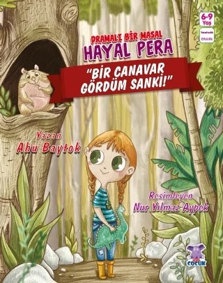 Dramalı Bir Masal Hayal Pera “BİR CANAVAR GÖRDÜM SANKİ” – Ahu Baytok – Nobel Çocuk kitap kapağı