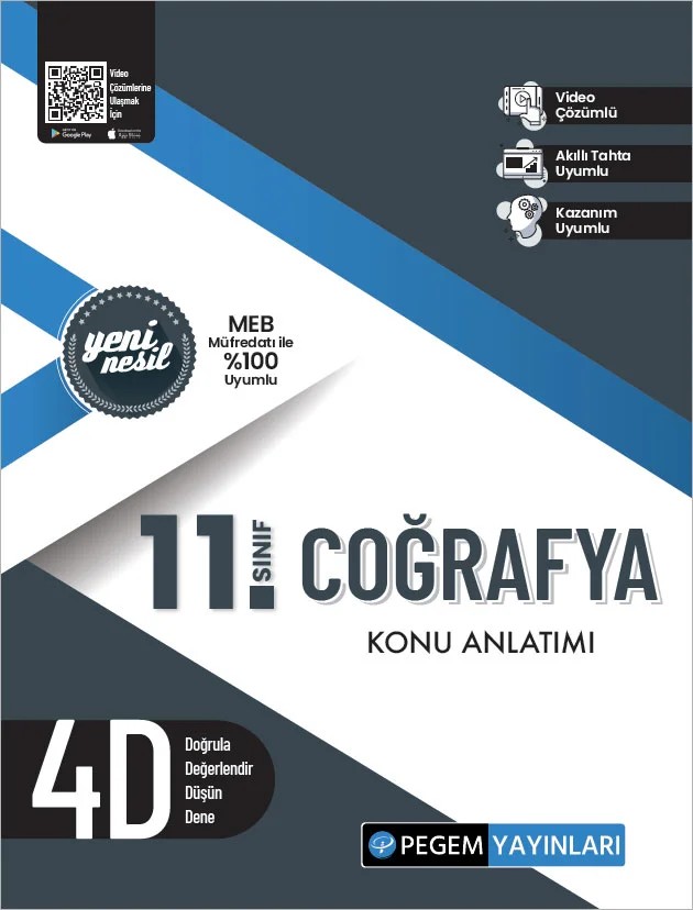 Pegem 11. Coğrafya Konu Anlatımı – Pegem Akademi Yayıncılık kitap kapağı