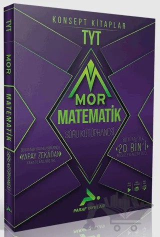 Paraf TYT Mor Matematik Soru Kütüphanesi – Kolektif – Paraf Yayınları kitap kapağı