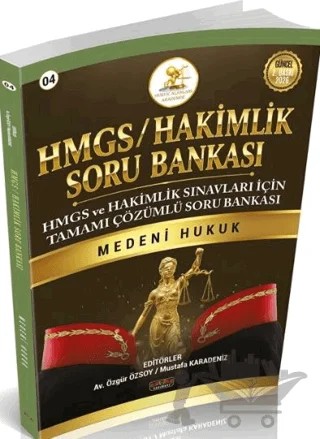 2026 HMGS Hakimlik Medeni Hukuk Soru Bankası – Mustafa Karadeniz, Özgür Özsoy – Savaş Yayınevi kitap kapağı