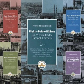 Riyaz-ı Belde-i Edirne Seti (5 Cilt Takım) – Ahmed Badi Efendi – İdeal Kültür Yayıncılık kitap kapağı