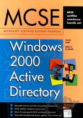 MCSE Windows 2000 Active Directory – Yasin Aşır – Pusula Yayıncılık kitap kapağı
