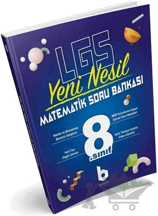 LGS Yeni Nesil Matematik Soru Bankası – Kolektif – Basamak Yayınları kitap kapağı