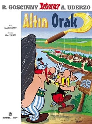 Asteriks ve Altın Orak – Albert Uderzo, Rene Goscinny – Remzi Kitabevi kitap kapağı