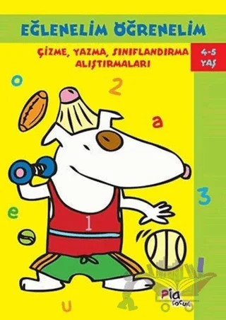 Eğlenelim Öğrenelim 4-5 Yaş – Kolektif – Pia Çocuk Yayınları kitap kapağı