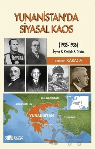 Yunanistan'da Siyasal Kaos – Erdem Karaca – Berikan Yayınevi kitap kapağı
