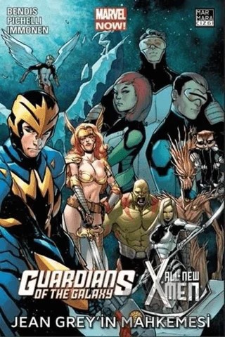 All New X-Men Guardians Of The Galaxy - Jean Grey'in Mahkemesi – Brian Michael Bendis – Marmara Çizgi kitap kapağı
