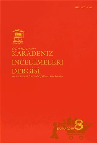 Uluslararası Karadeniz İncelemeleri Dergisi / İnternational Journal Of Black Sea Studies Sayı: 8 – Serander Yayınları kitap kapağı