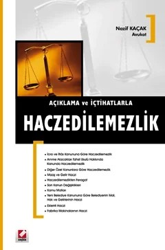 Haczedilemezlik – Nazif Kaçak – Seçkin Yayıncılık kitap kapağı