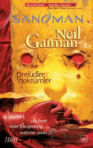 Sandman 1. Cilt: Prelüdler - Noktürnler – Neil Gaiman – İthaki Yayınları kitap kapağı