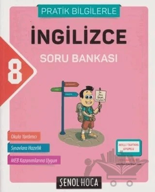 2018 8. Sınıf İngilizce Soru Bankası (Pratik Bilgilerle) – Kolektif – Şenol Hoca Yayınları kitap kapağı