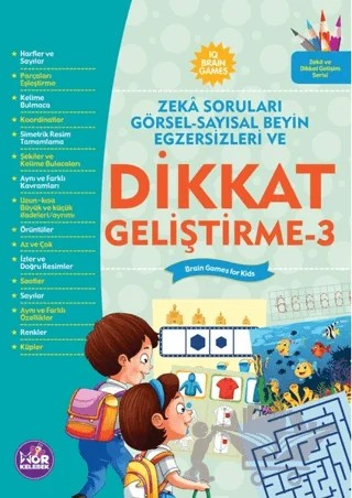 Dikkat Geliştirme-3 – Ferhat Çınar – Mor Kelebek kitap kapağı
