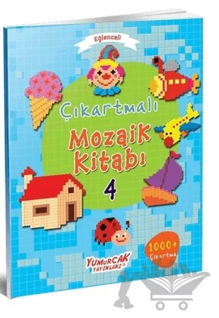 Eğlenceli Çıkartmalı Mozaik Kitabı 4 – Kolektif – Yumurcak Yayınları kitap kapağı