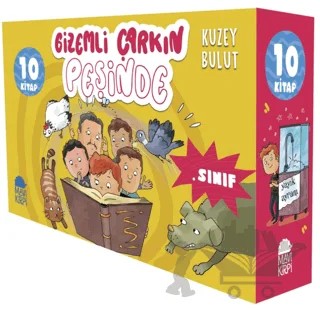 Gizemli Çarkın Peşinde 3. Sınıf Seti (10 Kitap) – Kuzey Bulut – Mavi Kirpi Yayınları kitap kapağı