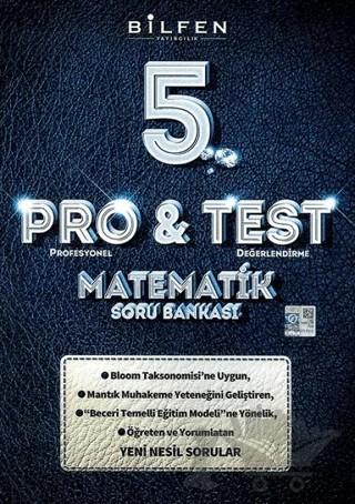 5. Sınıf Matematik Pro & Test Soru Bankası – Kolektif – Bilfen Yayıncılık kitap kapağı