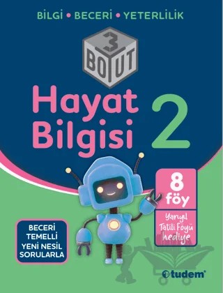 2. Sınıf Hayat Bilgisi 3 Boyut – Kolektif – Tudem Yayınları - Bayilik kitap kapağı