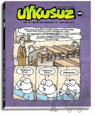 Uykusuz Dergisi Cilt: 44 Mayıs 18 - Ağustos 18 560 - 572 – Mürekkep Basın Yayın kitap kapağı