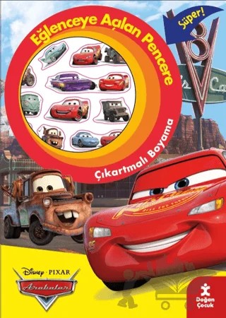 Disney Pixar Arabalar Eğlenceye Açılan Pencere Çıkartmalı Boyama Kitabı – Kolektif – Doğan Çocuk kitap kapağı