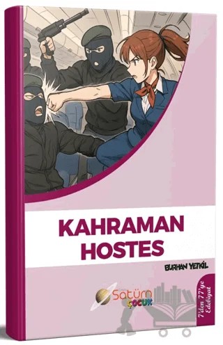 Kahraman Hostes – Burhan Yetkil – Satürn Yayınları kitap kapağı