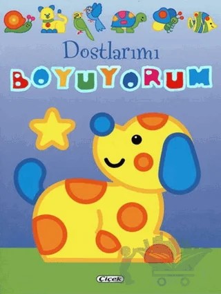 Dostlarımı Boyuyorum Köpek (Mavi Kapak) – Kolektif – Çiçek Yayıncılık kitap kapağı