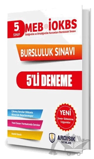 5. Sınıf Bursluluk Deneme Sınavı – Kollektif – Ardışık Yayınları kitap kapağı