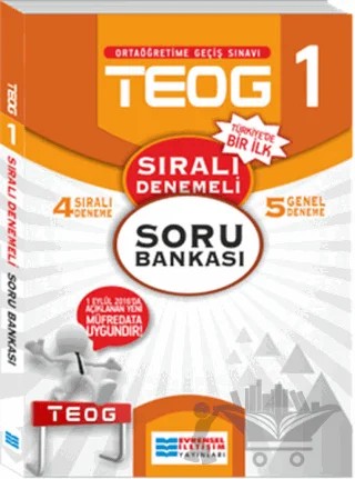 8. Sınıf TEOG 1 Sıralı Denemeli Soru Bankası – Kolektif – Evrensel İletişim Yayınları kitap kapağı