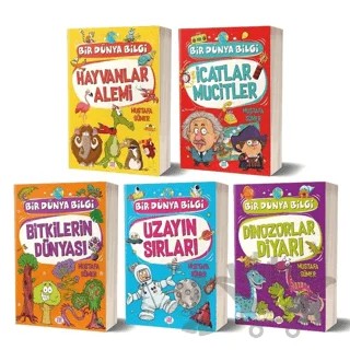 Bir Dünya Bilgi 5 Kitap Set – Mustafa Sümer – Dokuz Çocuk kitap kapağı