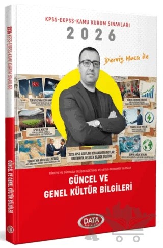 Derviş Hoca ile 2026 Güncel ve Genel Kültür Bilgileri KPSS EKPSS Kamu Kurum Sınavları – İ. Derviş Ketan – Data Yayınları kitap kapağı