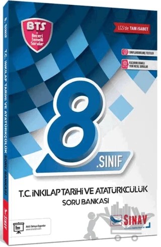 8. Sınıf LGS T.C. İnkılap Tarihi ve Atatürkçülük Soru Bankası – Kolektif – Sınav Yayınları kitap kapağı