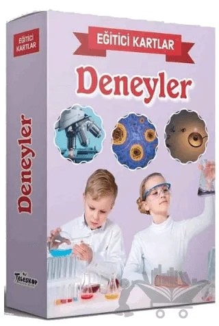 Deneyler - Eğitici Kartlar – Kolektif – Teleskop Popüler Bilim kitap kapağı
