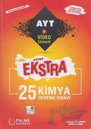 Palme YKS AYT Ekstra Kimya 25 Deneme Sınavı – Fatih Baysal, Hakan Söylemez – Palme Yayınları kitap kapağı